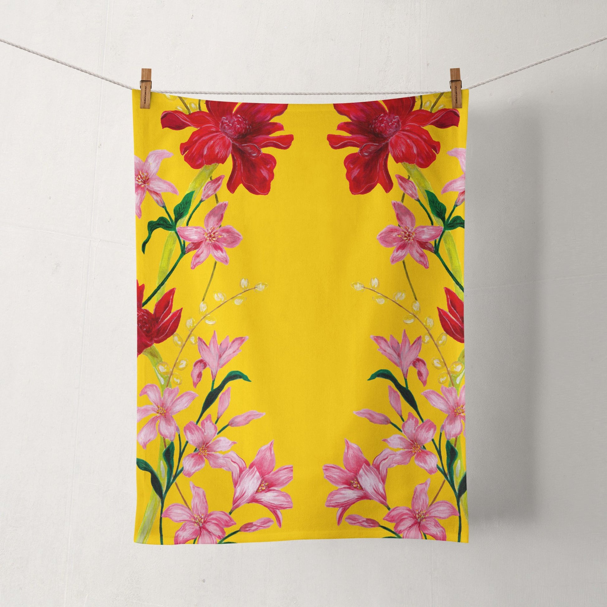 Gleaming Tropics Tea Towel - Eleanor Antonio