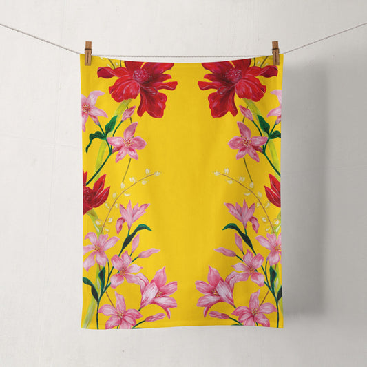 Gleaming Tropics Tea Towel - Eleanor Antonio