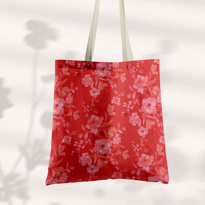 Scarlet Symphony Tote Bag - Eleanor Antonio