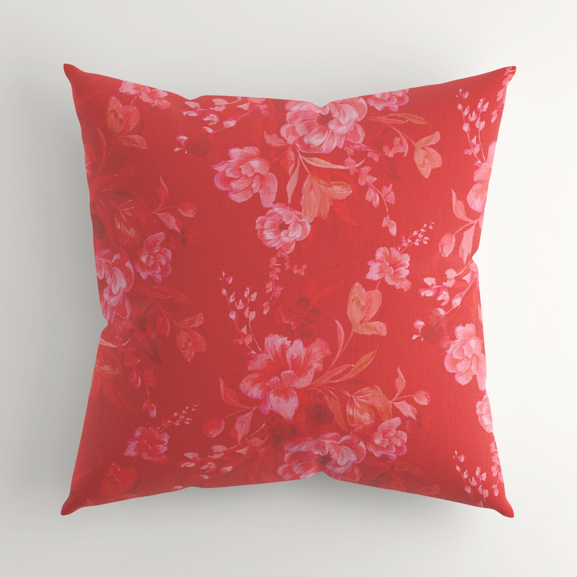 Scarlet Symphony Cushion Cover - Eleanor Antonio