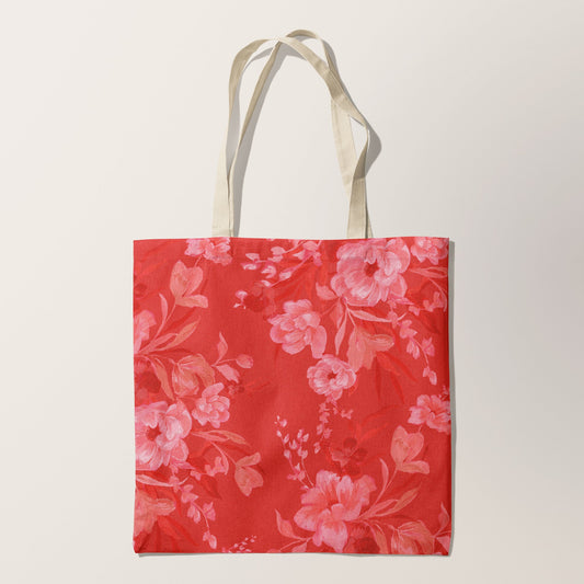 Scarlet Symphony Tote Bag - Eleanor Antonio