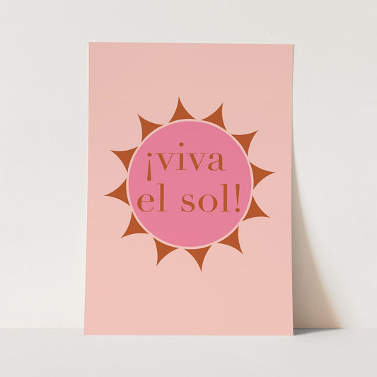 Viva el Sol Digital Poster - Eleanor Antonio