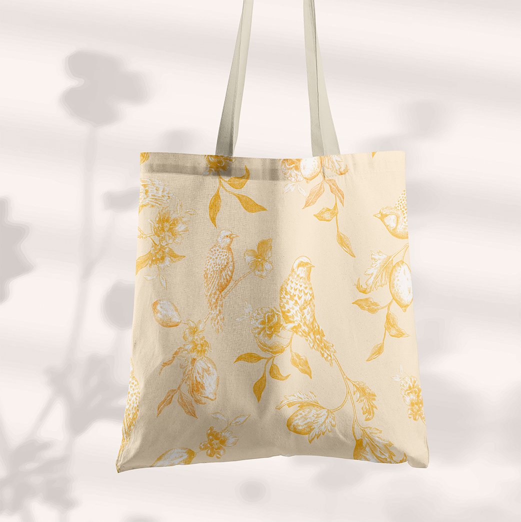 Whimsical Citrus Tote Bag - Eleanor Antonio