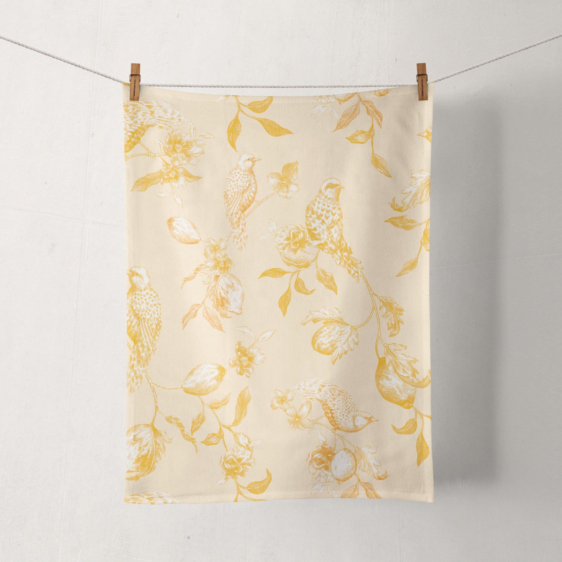 Whimsical Citrus Tea Towel - Eleanor Antonio